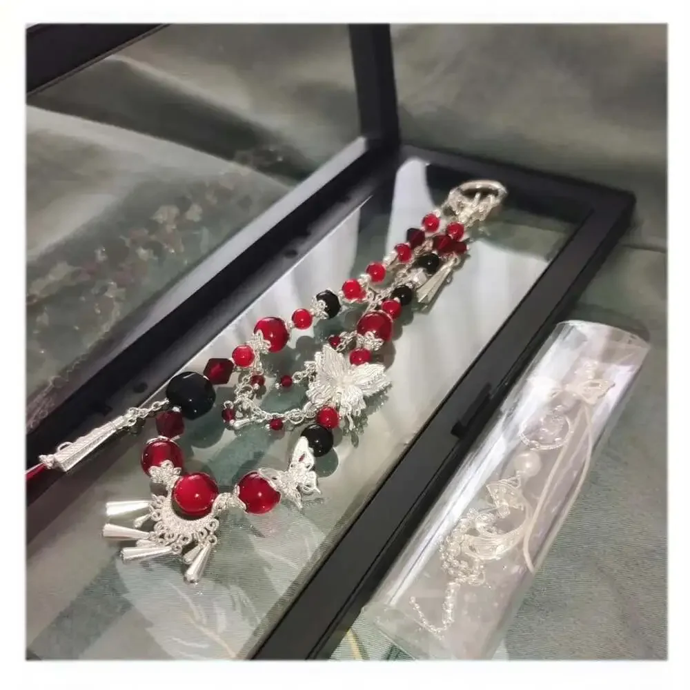 Hua Cheng Blood Rain Phone Strap, Silver Butterfly Chinese Style, TGCF Ita Bag C